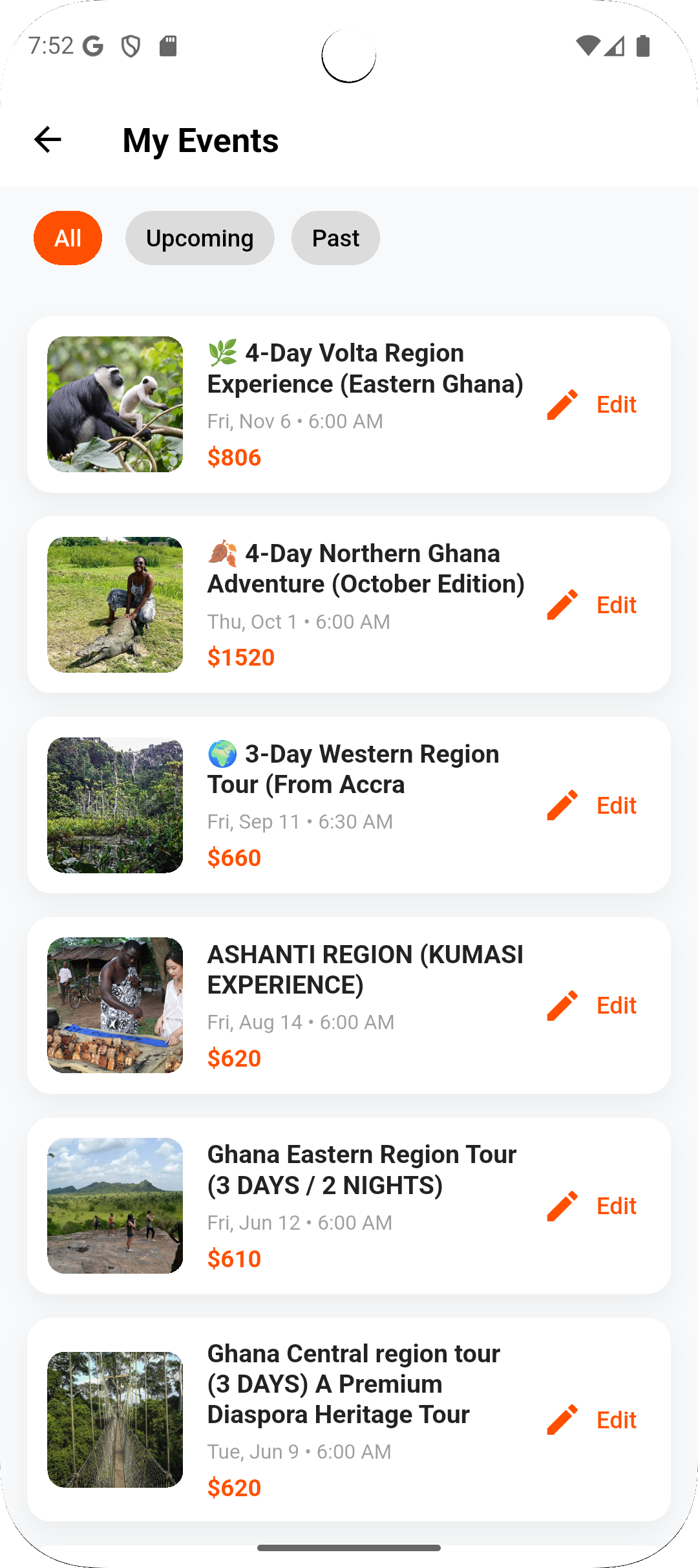 Organizer app preview 7