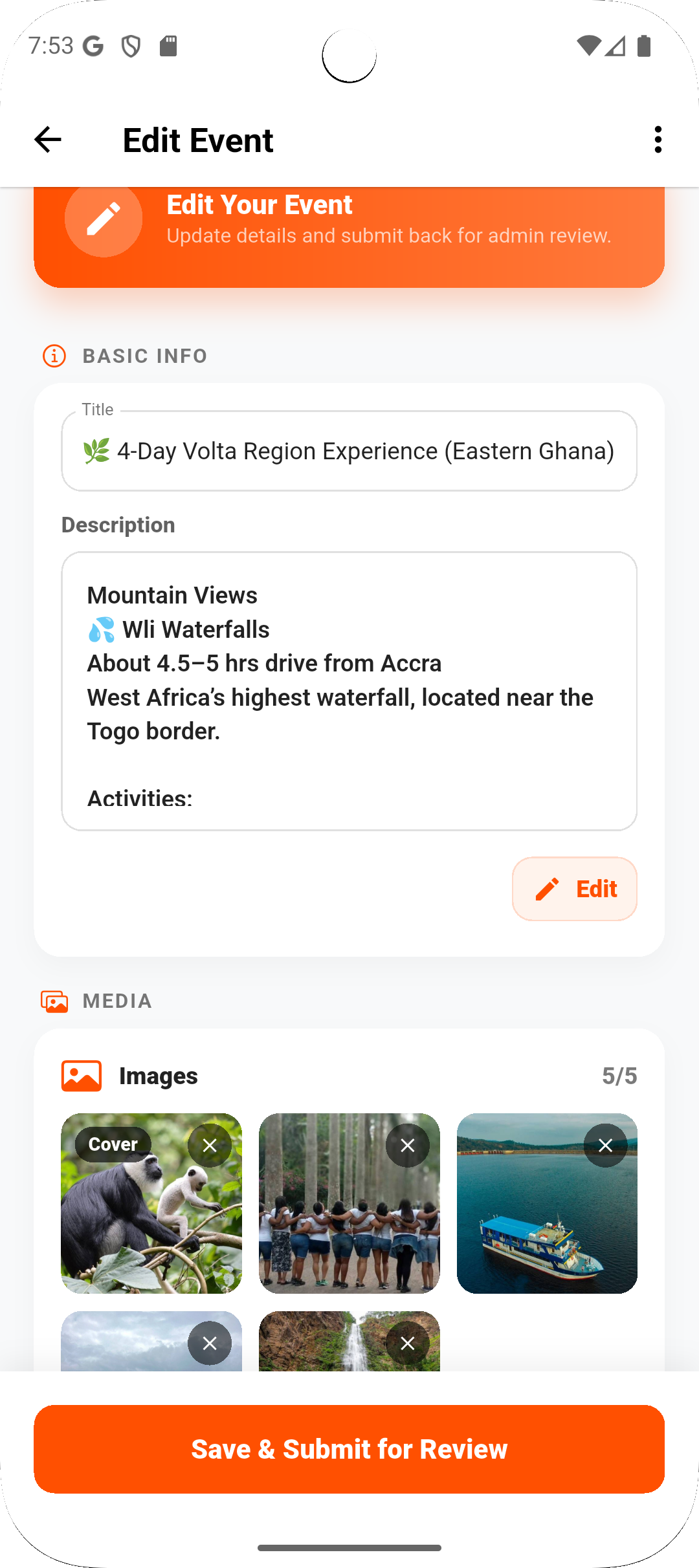 Organizer app preview 8