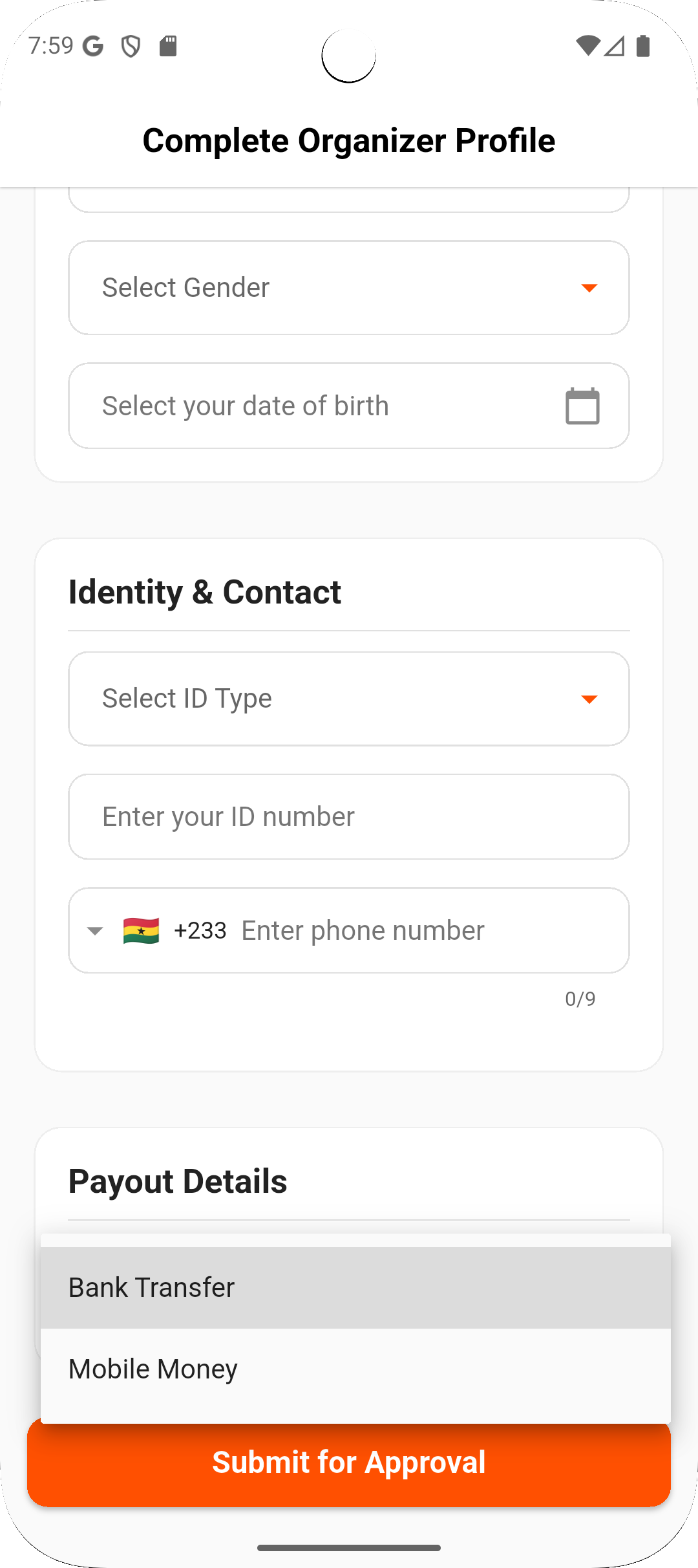 Organizer app preview 27